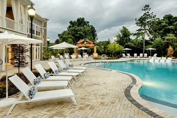 Poolside Tanning Ledges & Cabanas